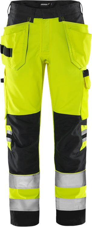 High vis Green rakentajan housut LK 2 2641 GPLU