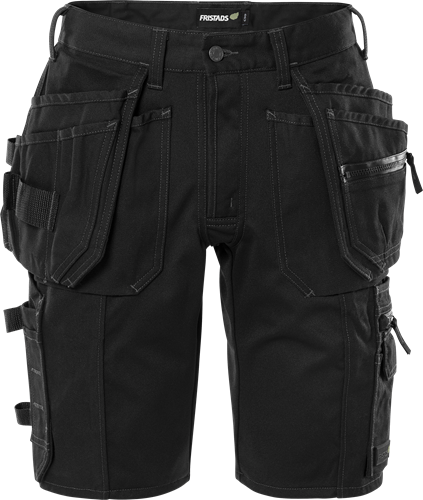 Green rakentajan stretch shortsit 2532 GCYD