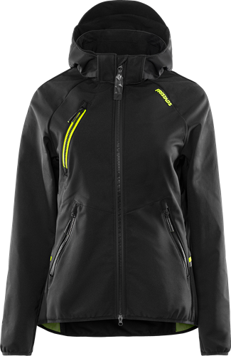 Tekninen hupullinen softshell takki naisten 4872 GBF